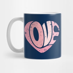 Love typography Pink Trendy Colors Mug